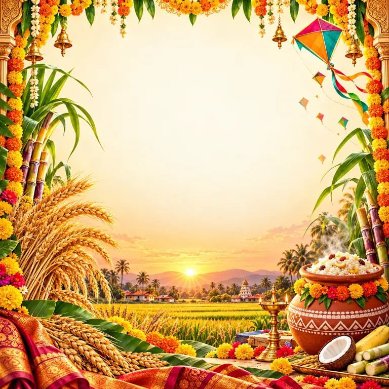 Baisakhi · Regal Gold greeting card artwork