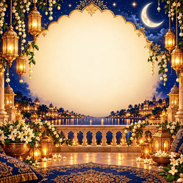 Karwa Chauth · Regal Gold greeting card artwork